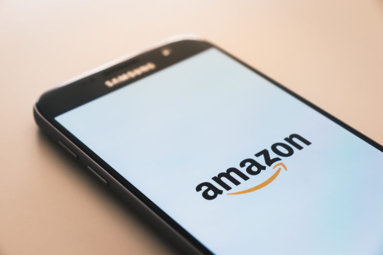 Amazon app on mobile device